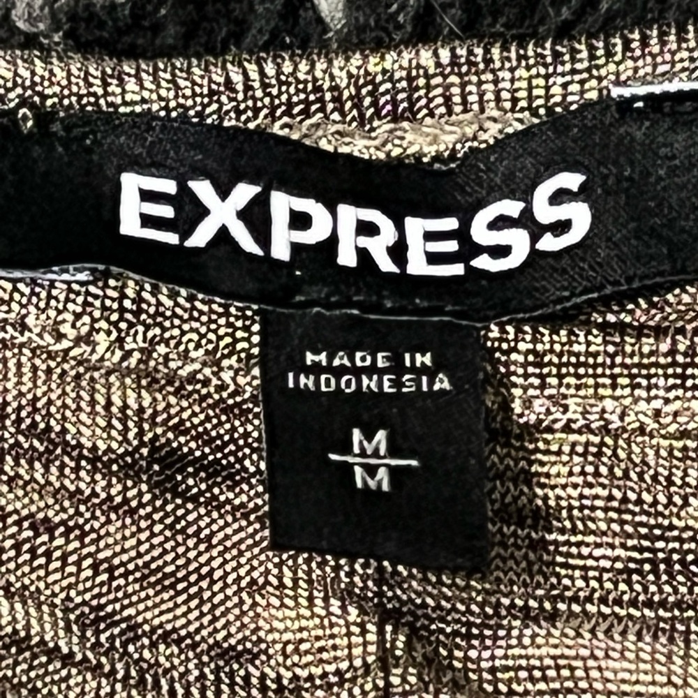 Express Metallic Ruched Side Cami - Picture 4 of 6